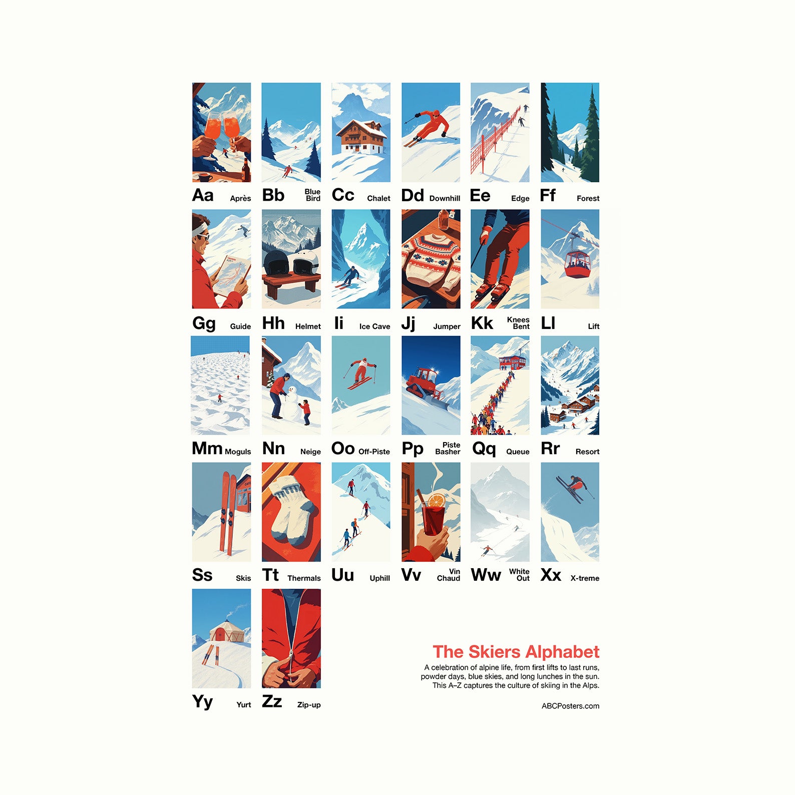 The Skiers Alphabet